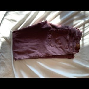 Jeans, blush color, soft material, comfortable